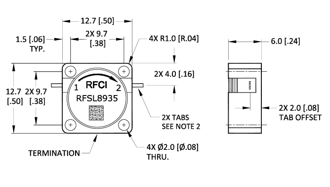 RFCI RFSL8935¸ôÀëÆ÷³ß´çͼ RFCI RFSL8935¸ôÀëÆ÷³ß´çͼ