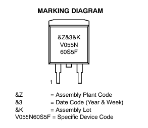 onsemi NVB055N60S5F