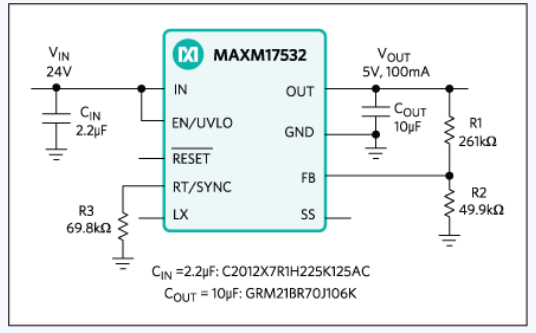MAXM17532��ѹ��DC-DC��Դ����