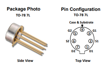 Linear Systems 3N190/3N191��Ƭ˫��P������ǿ��MOSFET