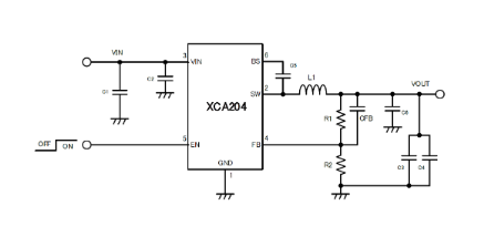 XCA204A0K1MR��ѹDC-DC��Դ����TOREX