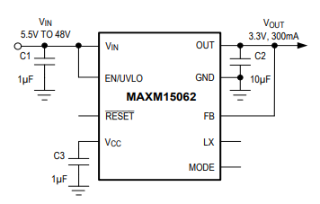 MAXM15062��ѹ��DC-DC��Դģ��