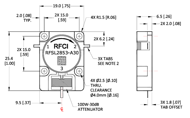 RFSL2853-A30 100W-30dBͬ�����˥����