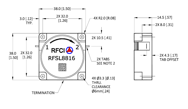 RFCI RFSL8816 CW������2.5-6.2GHz