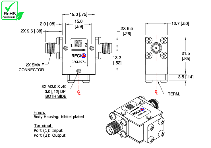RFCI RFSL8971 SMA-F������