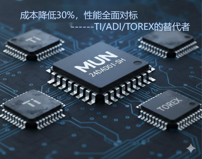 �ɱ�����30%������ȫ��Ա���MUN24AD01-SH��ΪTI/ADI/TOREX�������